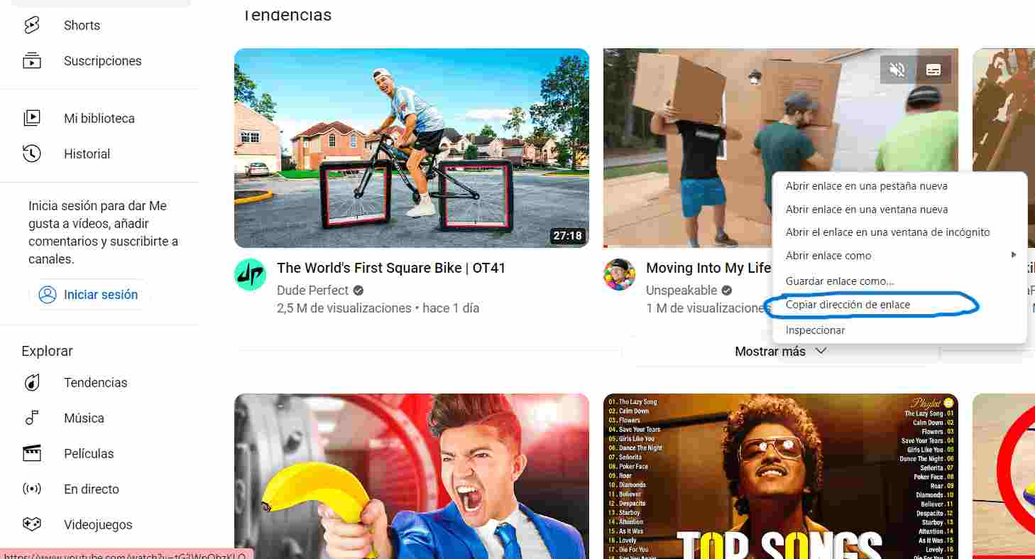 descargar miniatura de YouTube